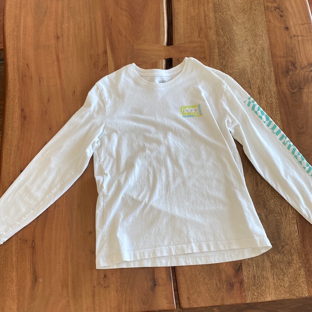 Vans Off The Wall graphic long sleeve